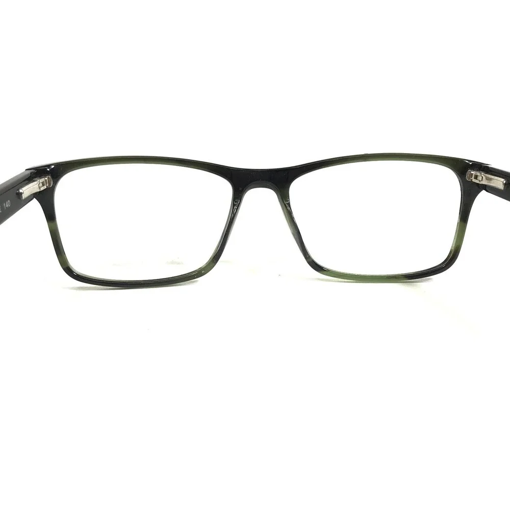 Perry Ellis Eyeglasses Frames PE 386-3 Grey Green Square Wood Grain 54-16-140